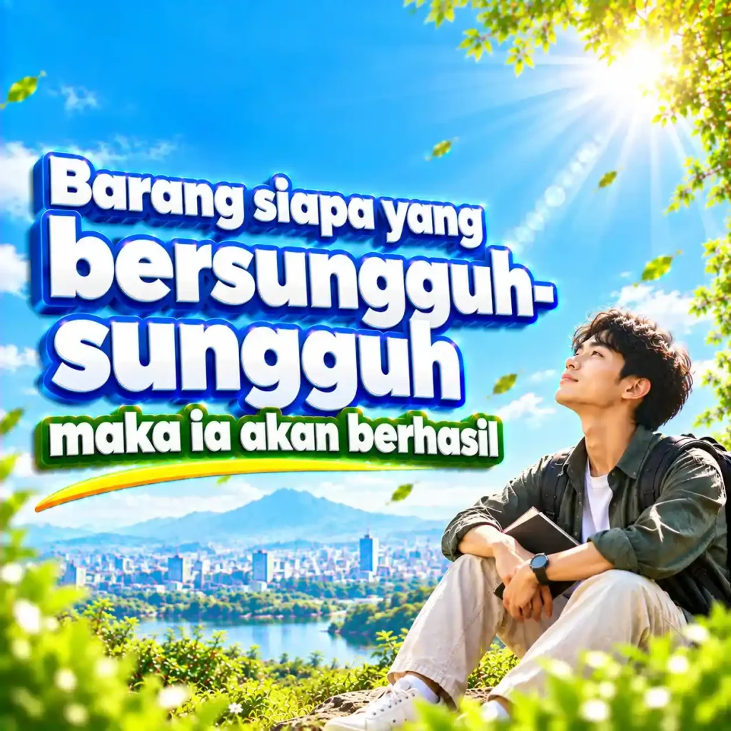 Barang siapa yang bersungguh-sungguh