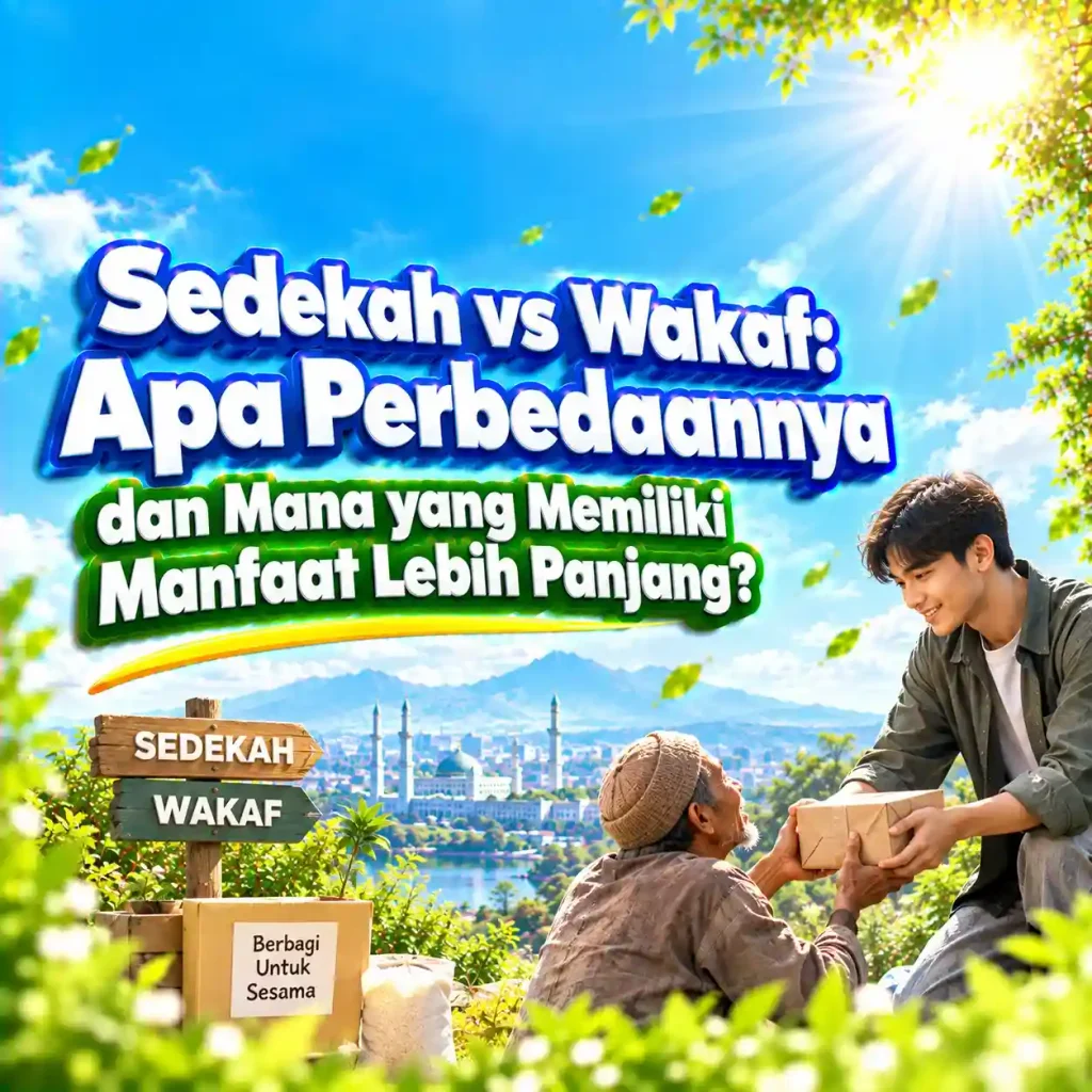 Sedekah vs Wakaf